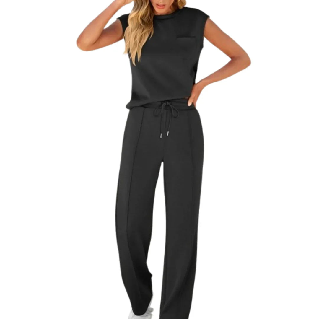 KAIYA™ Casual Zachte Lounge Co-Ord – volledig overzicht