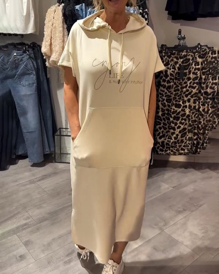 CECILE™ | Casual hoodie jurk