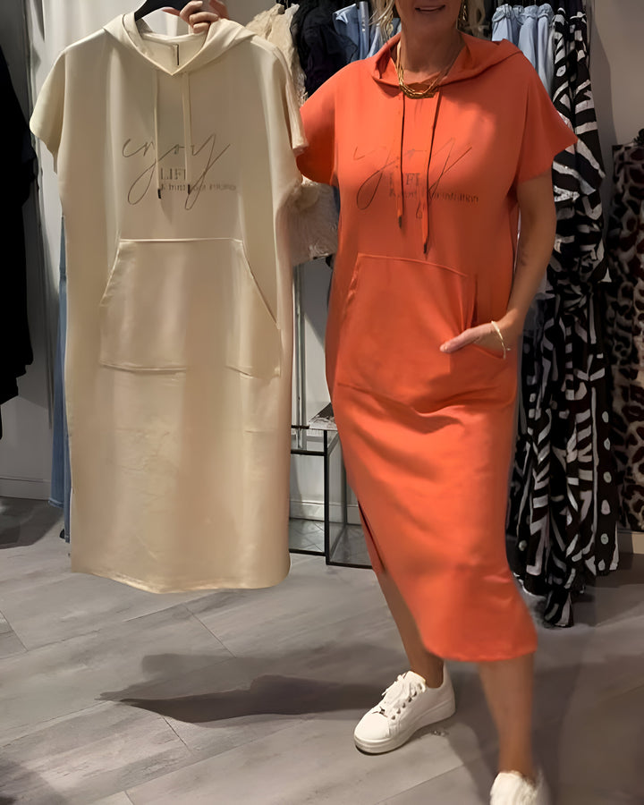 CECILE™ | Casual hoodie jurk