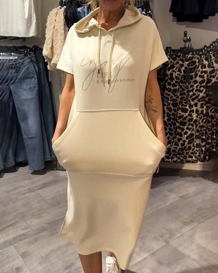 CECILE™ | Casual hoodie jurk