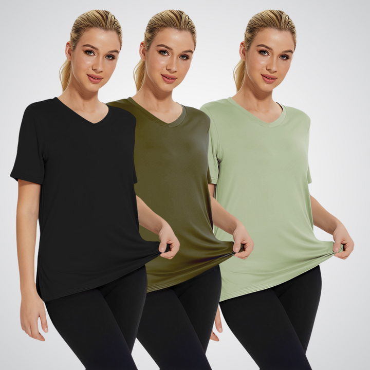 SELENA™ - Casual Loose Fit T-shirt (Pakket van 3)