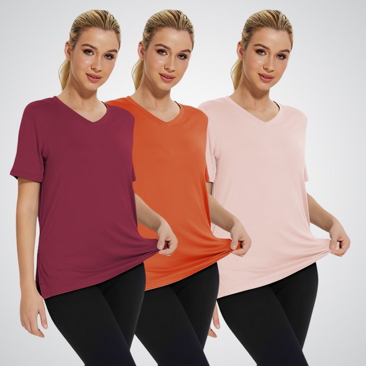 SELENA™ - Casual Loose Fit T-shirt (Pakket van 3)