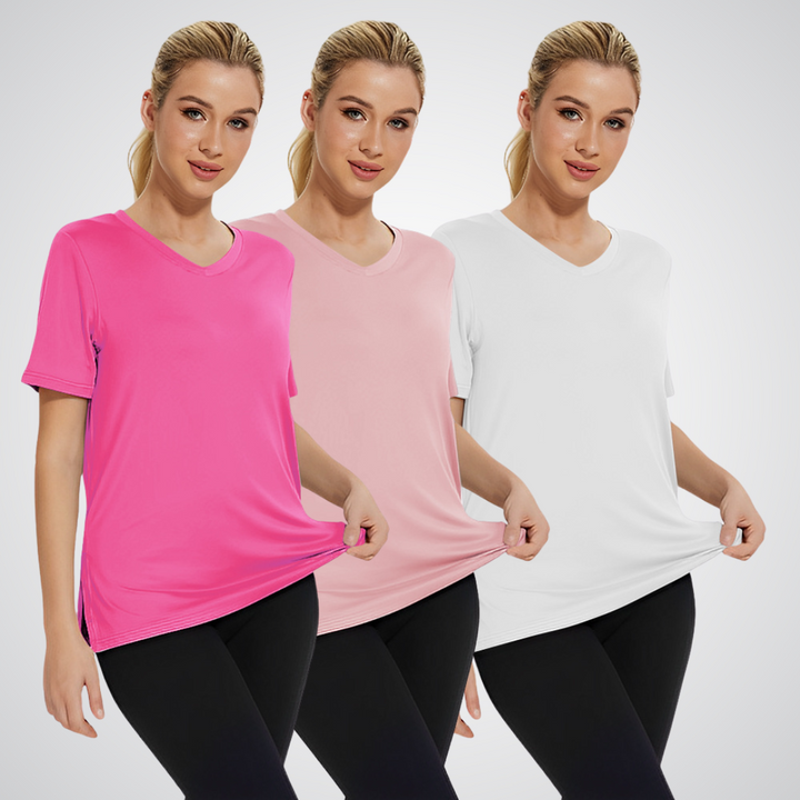SELENA™ - Casual Loose Fit T-shirt (Pakket van 3)