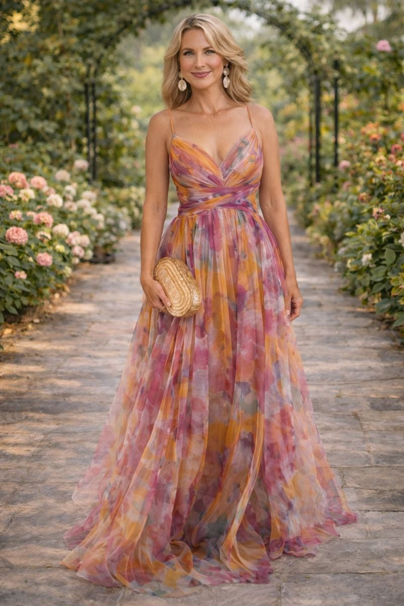 Giselle™ | Bloemen Maxi Jurk
