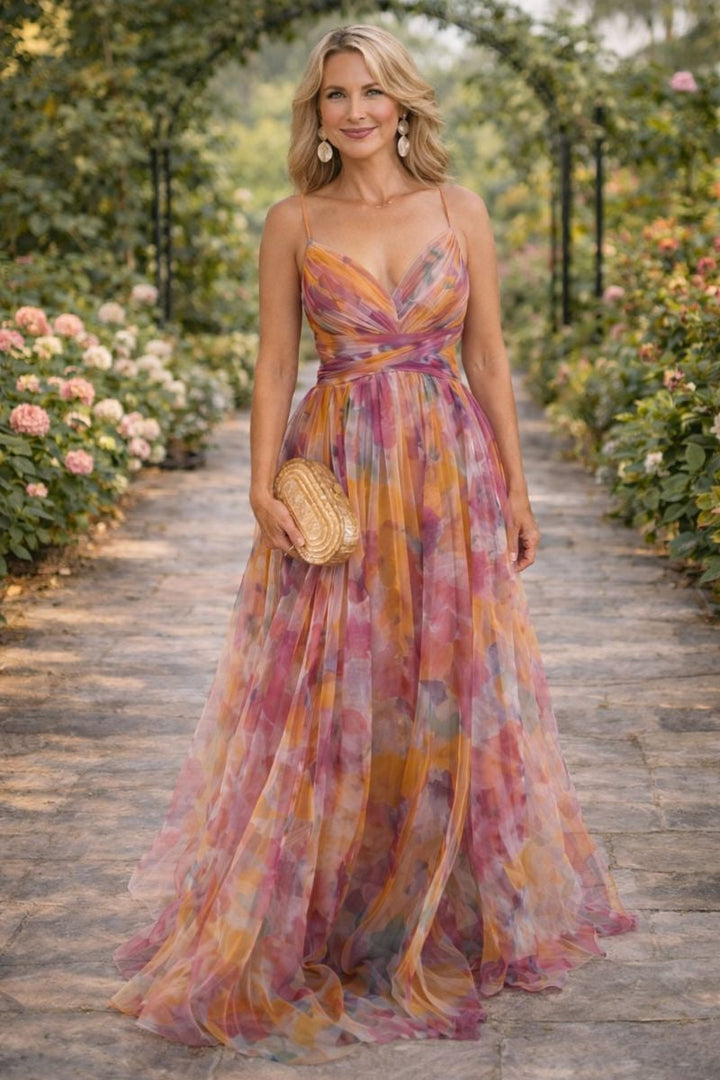 Giselle™ | Bloemen Maxi Jurk