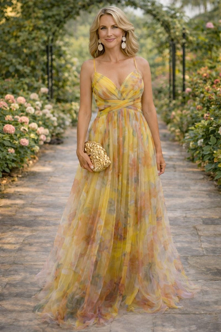 Giselle™ | Bloemen Maxi Jurk