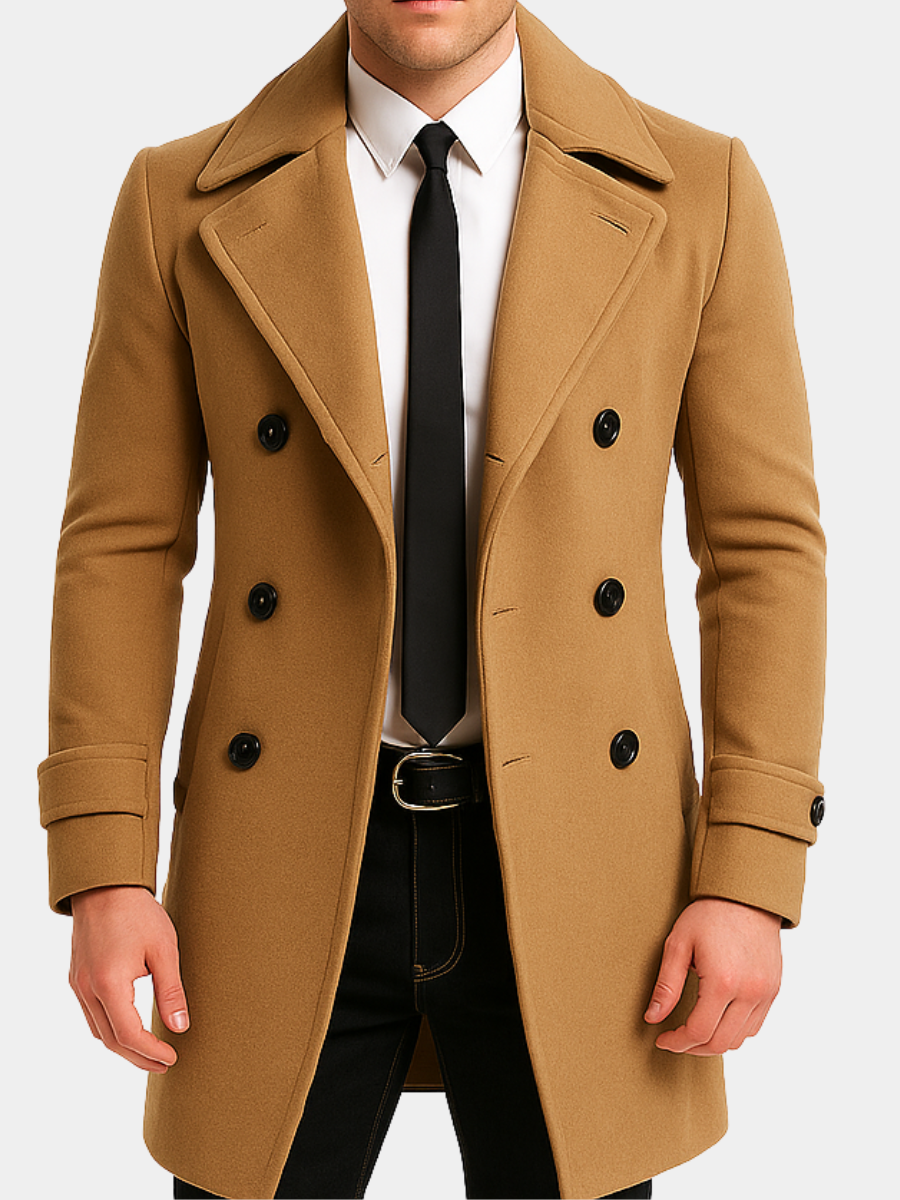 ROTTERDAM STIJL | DOUBLE-BREASTED WOOL COAT