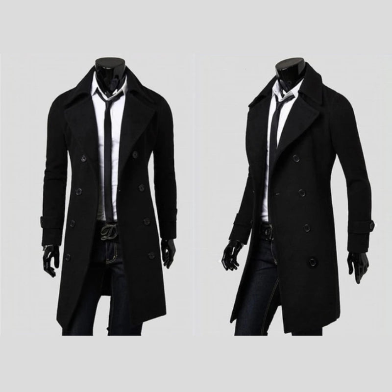 ROTTERDAM STIJL | DOUBLE-BREASTED WOOL COAT